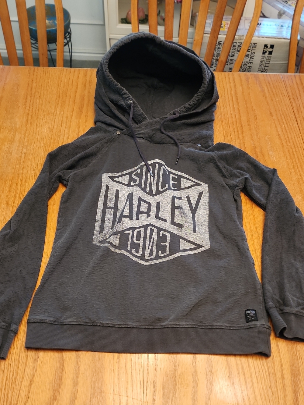 Harley-Davidson Hoodie with Front Logo - Picture 16 of 16